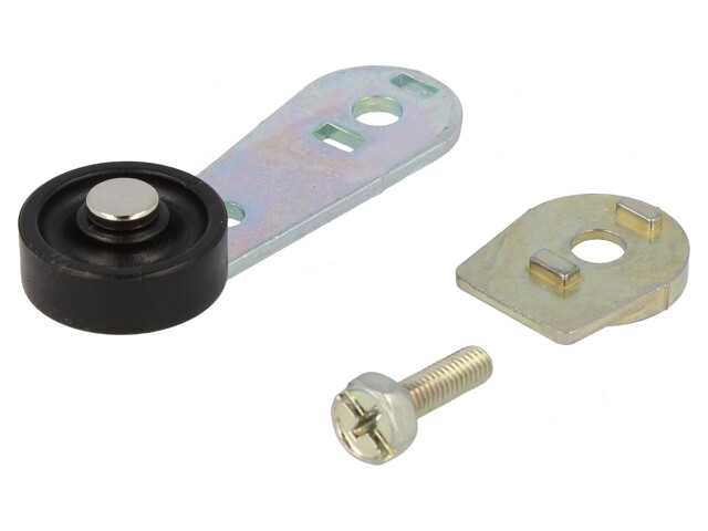 Aandrijfkop; hendel R 49mm, roller van kunststof Ø20mm Aandrijfkop; hendel R 49mm, roller van kunststof Ø20mm